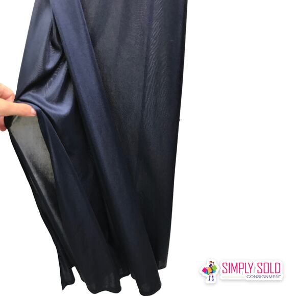 Laundry by Shelli Segal Women's Gown‎ Dress Jersey Sequin Maxi Evening 2 - Picture 15 of 16